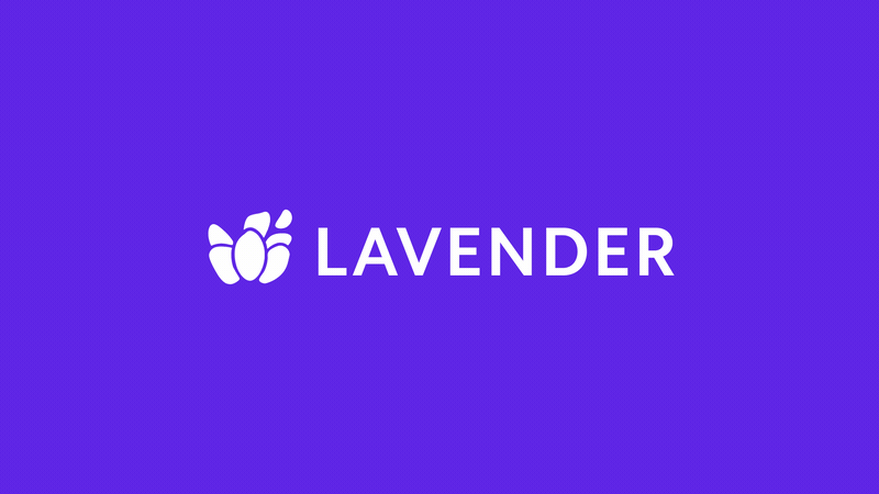 Lavender Logo Animation